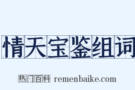 情天宝鉴组词是什么意思的图片